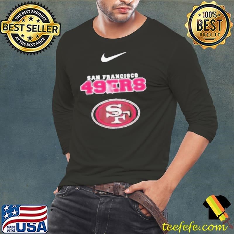 Nike San Francisco 49ers Football Pink Out Tackle Breast Cancer Shirt