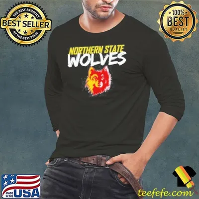 Northern State Wolves Graffiti Logo Shirt