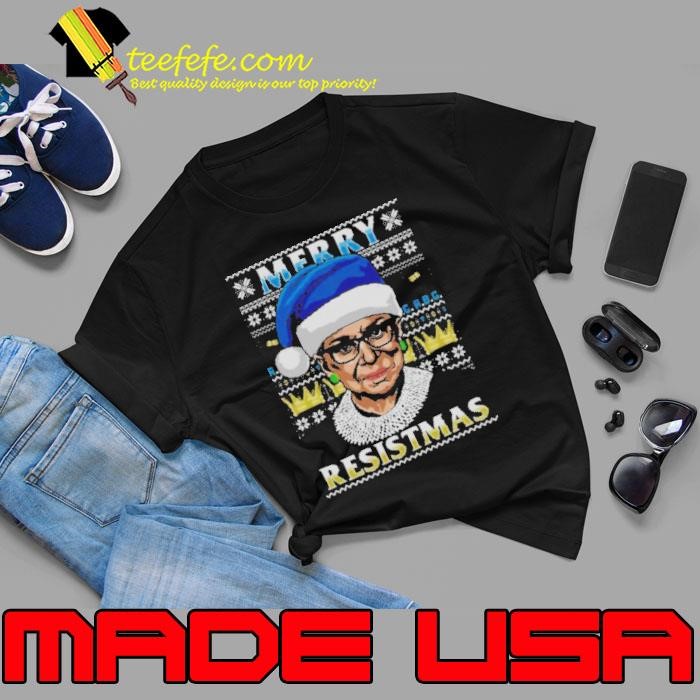 Notorious RBG Merry Resistmas Ugly Christmas Unisex