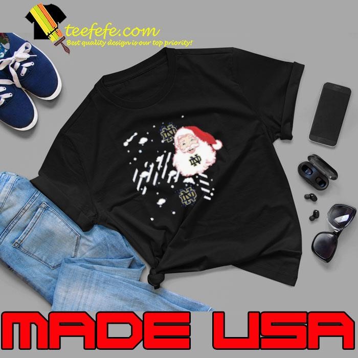Notre Dame Fighting Irish Ho Ho Ho Santa Claus Christmas Unisex