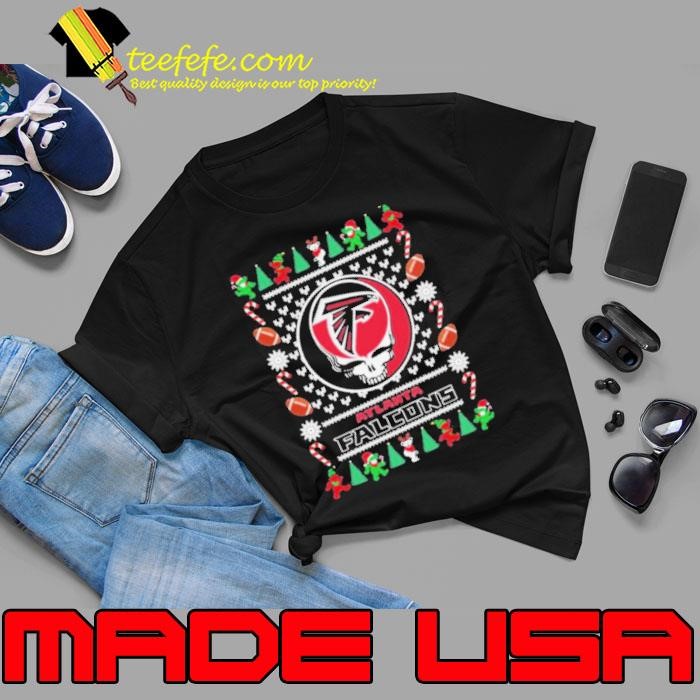 Official Atlanta Falcons Grateful Dead Ugly Christmas Unisex