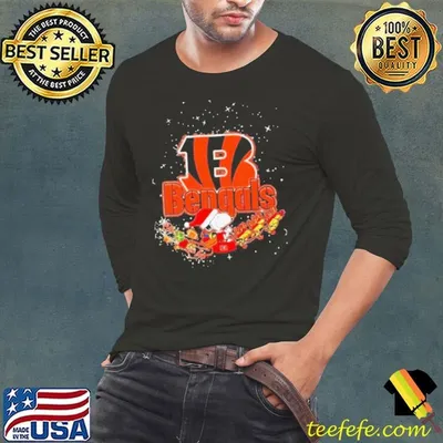 Original Cincinnati Bengals Snoopy Christmas shirt