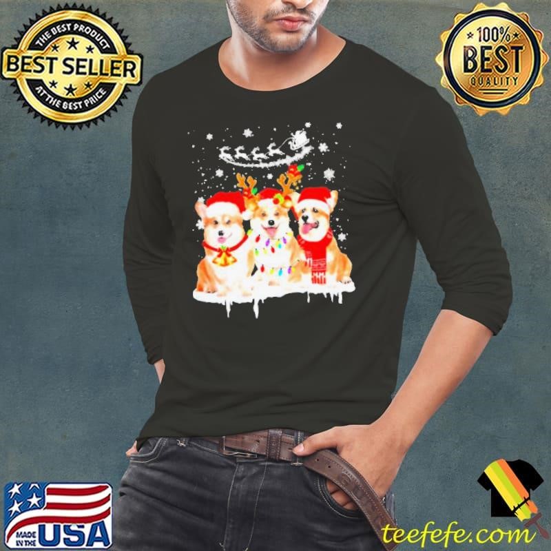 Original Corgi merry christmas Long Sleeve Tee