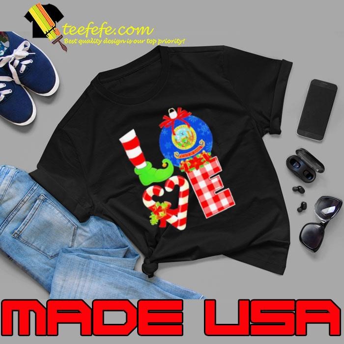 Original Love flag of State Of Idaho Christmas Unisex