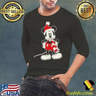 Original Mickey Mouse Santa Hat Merry Christmas shirt