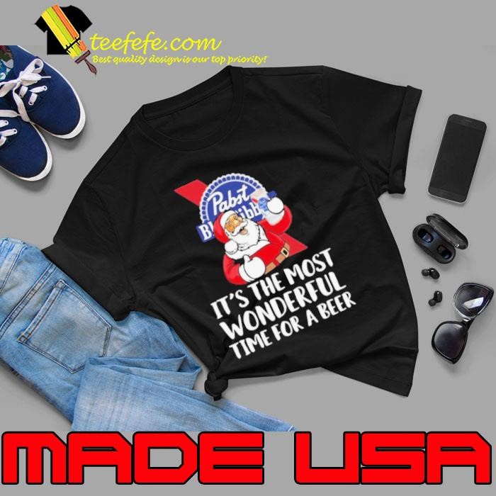 Pabst Blue Ribbon It’s The Most Wonderful Time For A Beer Unisex