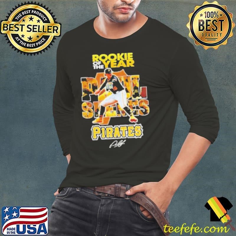 Paul Skenes Pittsburgh Pirates Rookie of the year signature Long Sleeve Tee