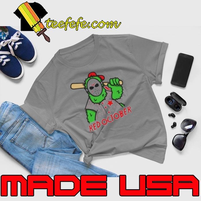 Philadelphia Phillies Red October Phanatic Halloween Jason Unisex