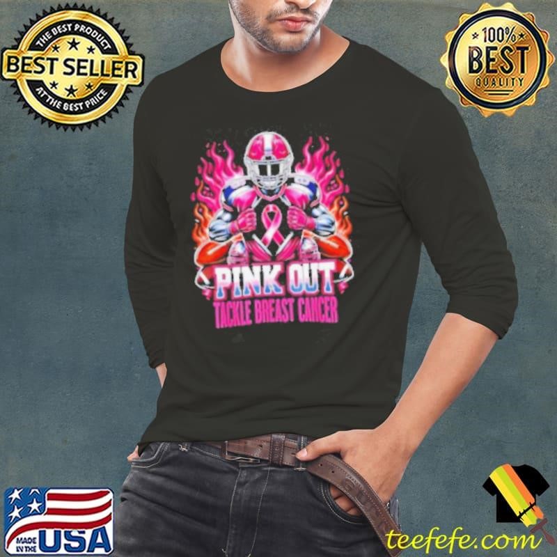 Pink Out Tackle Breast Cancer Awareness Football shirt