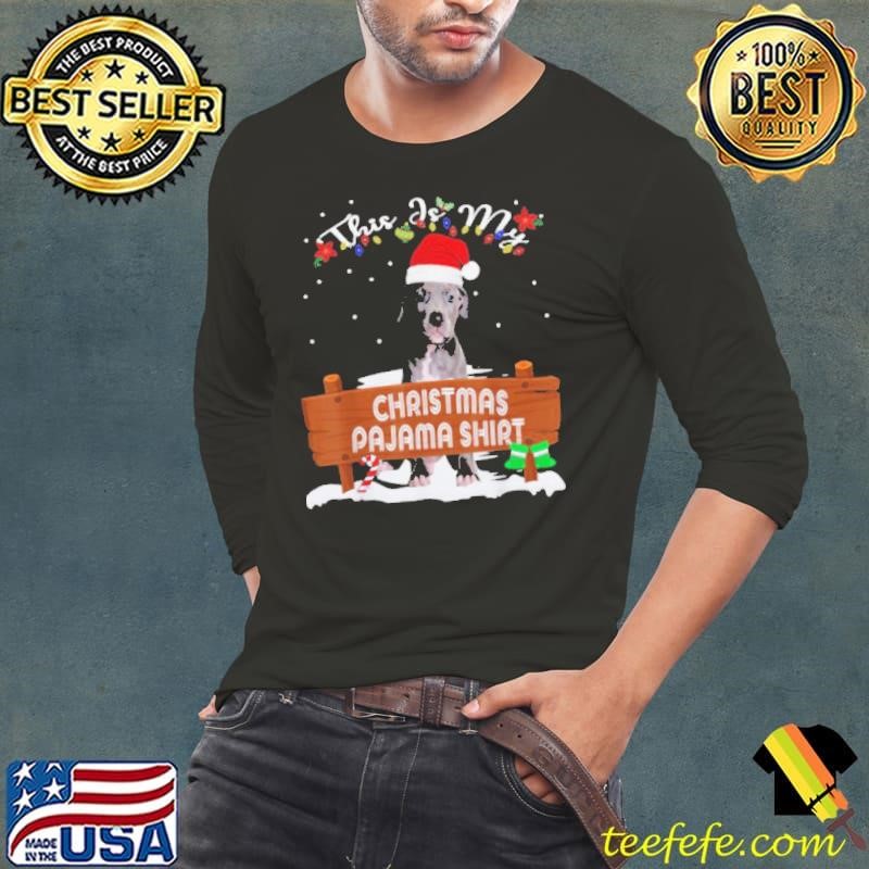 Pitbull Santa This Is My Christmas Pajama Shirt Christmas shirt