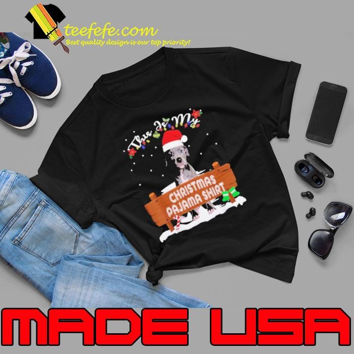 Pitbull Santa This Is My Christmas Pajama Shirt Christmas Unisex