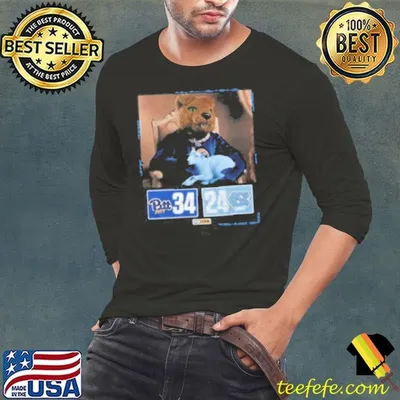 Pitt Wins 34 24 UNC Football 2024 Game Final Score Shirt
