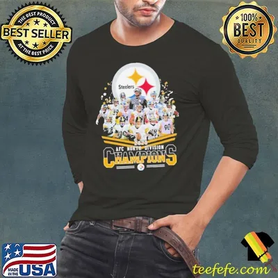 Pittsburgh Steelers 2020 AFC north division Champions signatures tshirt