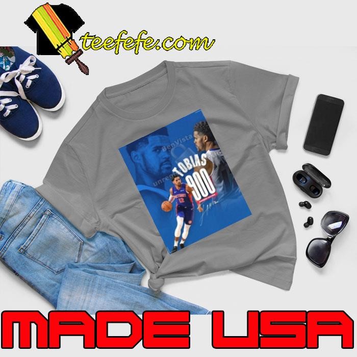 Poster Detroit Pistons Congratulations to Tobias Harris for playing in his 900th NBA game Signature Unisex
