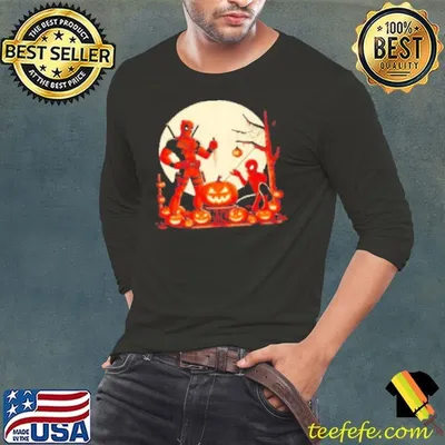 Premium Deadpool and Spiderman Halloween Retro Shirt