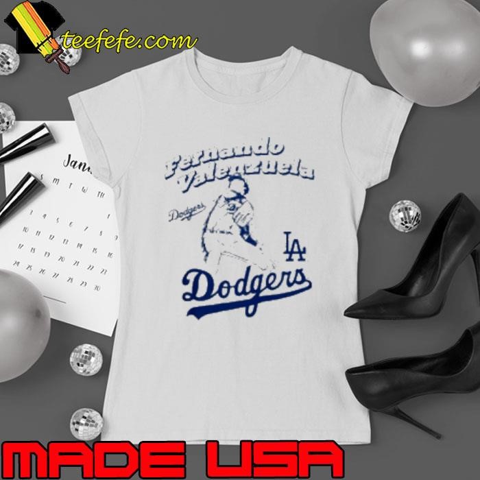 Premium Fernando Valenzuela Los Angeles Dodgers Pitch Shirt