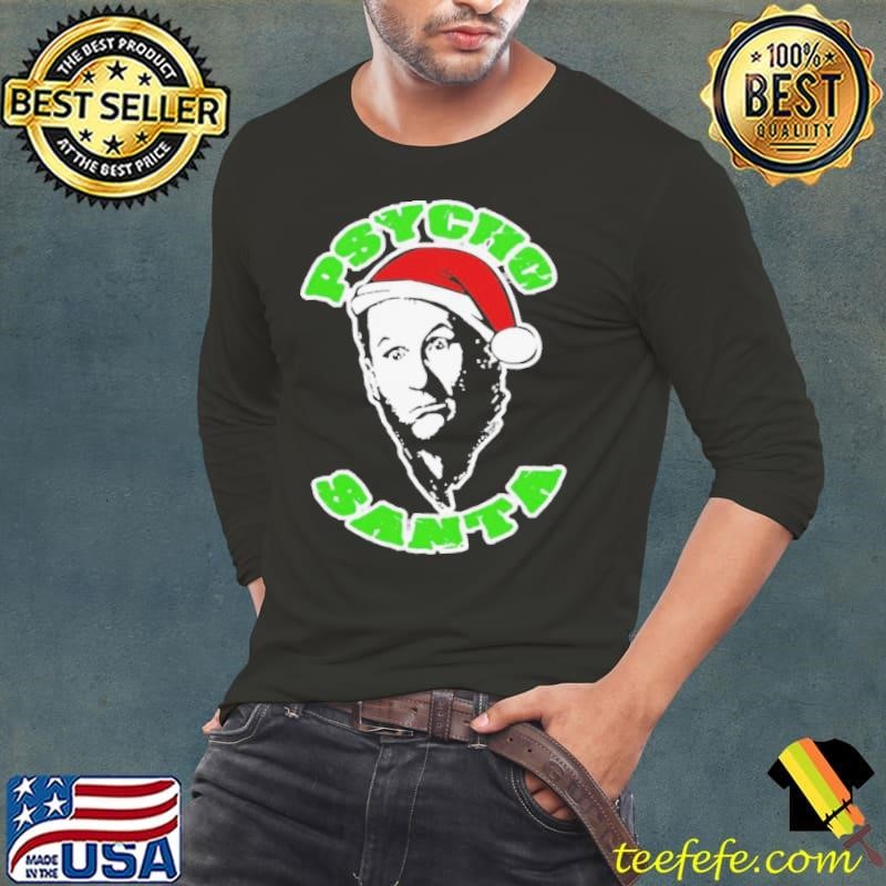 Psycho Santa Christmas Long Sleeve Tee