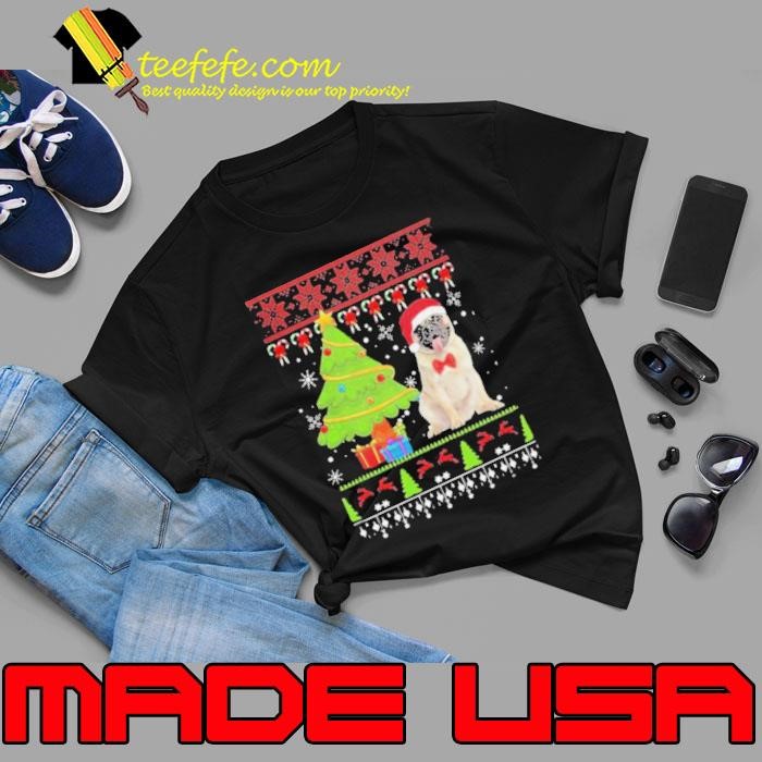 Pug Santa Ugly Merry Christmas Tree Unisex