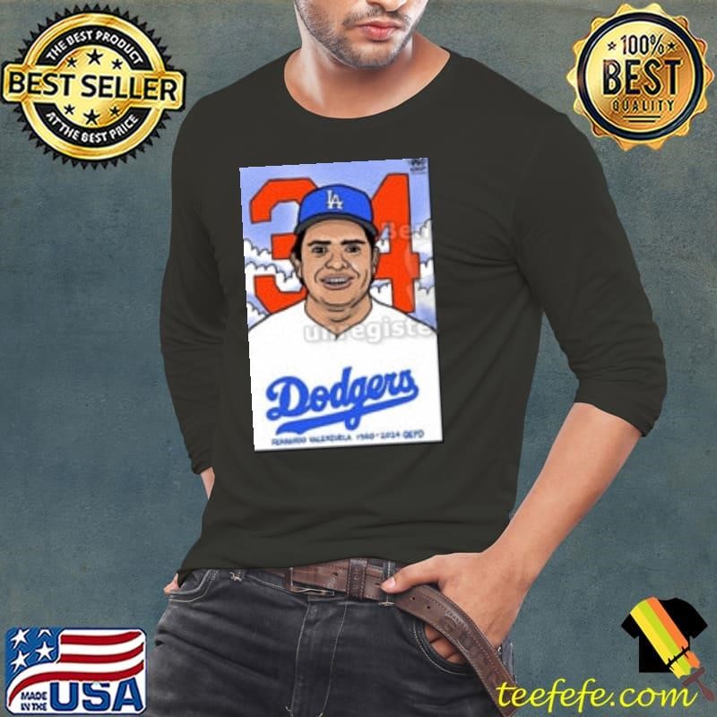 RIP Fernando Valenzuela Los Angeles Dodgers Long Sleeve Tee