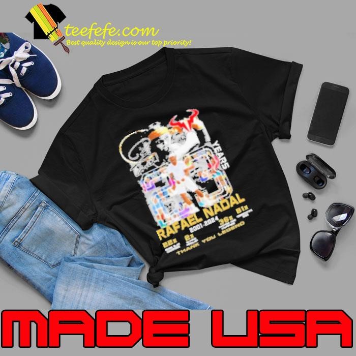Rafael Nadal 2001 2024 Thank You Legend Signature Unisex