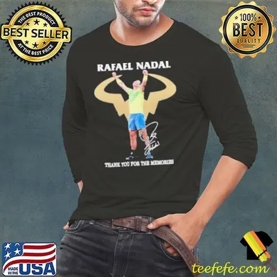 Rafael Nadal Grand Slam 22 Thank You For The Memories Signature shirt