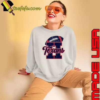 Retro Vintage Huston Texans Football Fans Logo Shirt