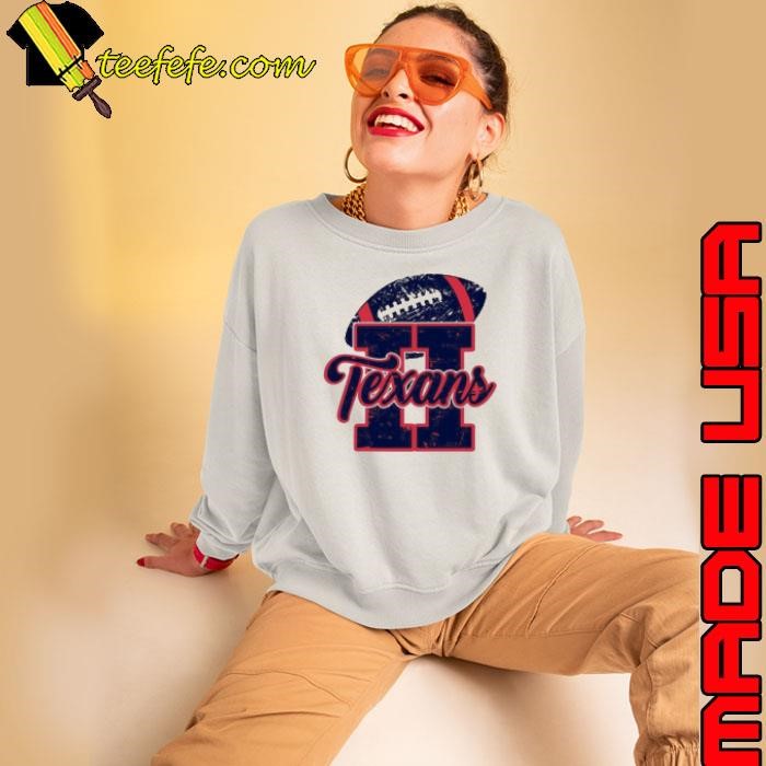 Retro Vintage Huston Texans Football Fans Logo Shirt