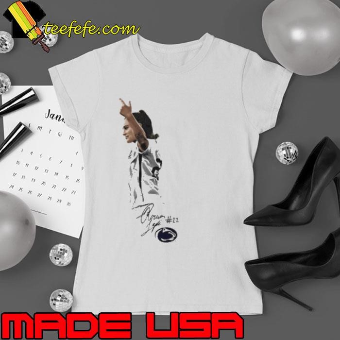 Rowan Lapi Penn State cartoon signature Ladies tee