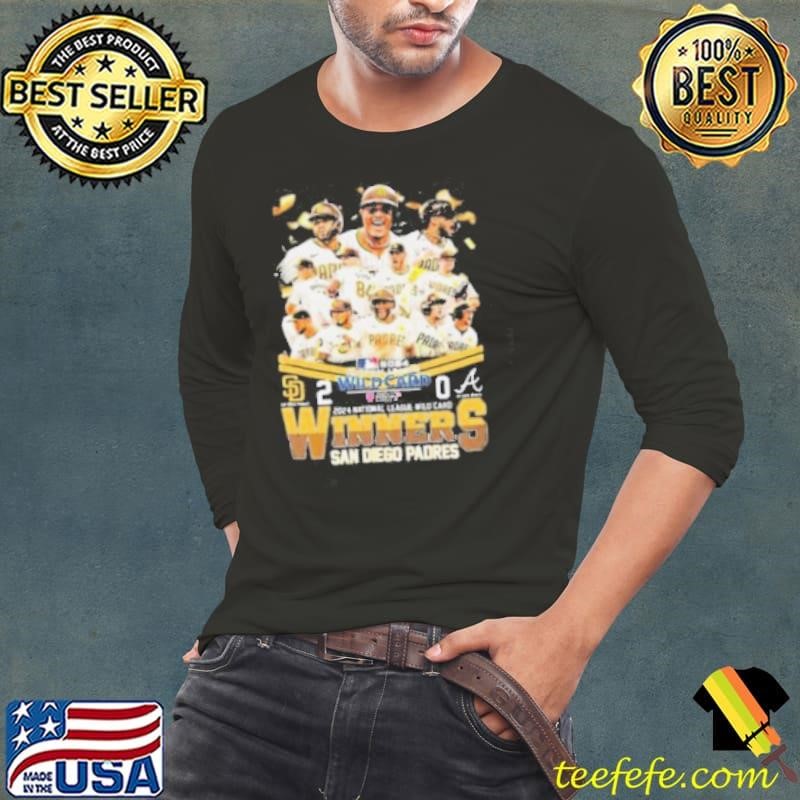 San Diego Padres 2024 National League Wild Card Winner Long Sleeve Tee