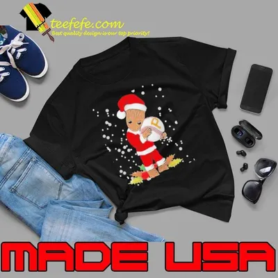 Santa Baby Groot Hug Pittsburgh Pirates Christmas shirt