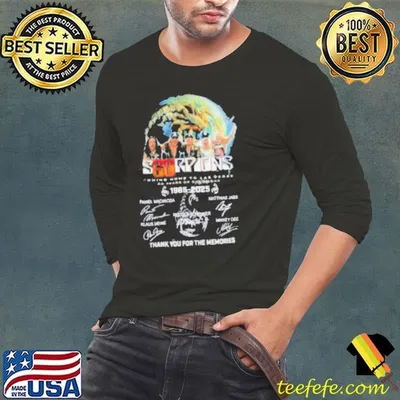 Scorpions Coming Home To Las Vegas 60 Years Of 1965 2025 Thank You For The Memories Signatures Shirt