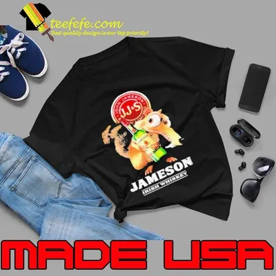 Scrat hug jameson irish whiskey shirt