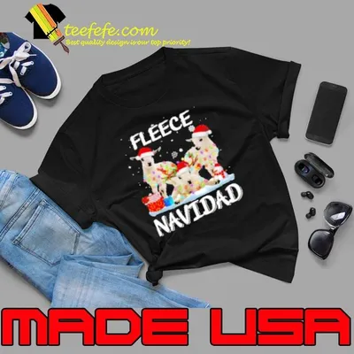 Sheep Christmas Fleece Navidad Shirt