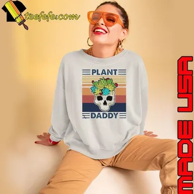Skull Plant Daddy Vintage Retro shirt