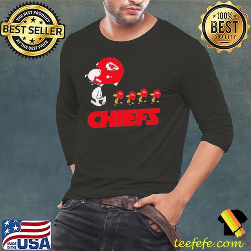 Snoopy And Woodstock The Kansas City Chiefs Long Sleeve Tee