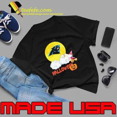 Snoopy Carolina Panthers NFL Halloween 2024 Shirt