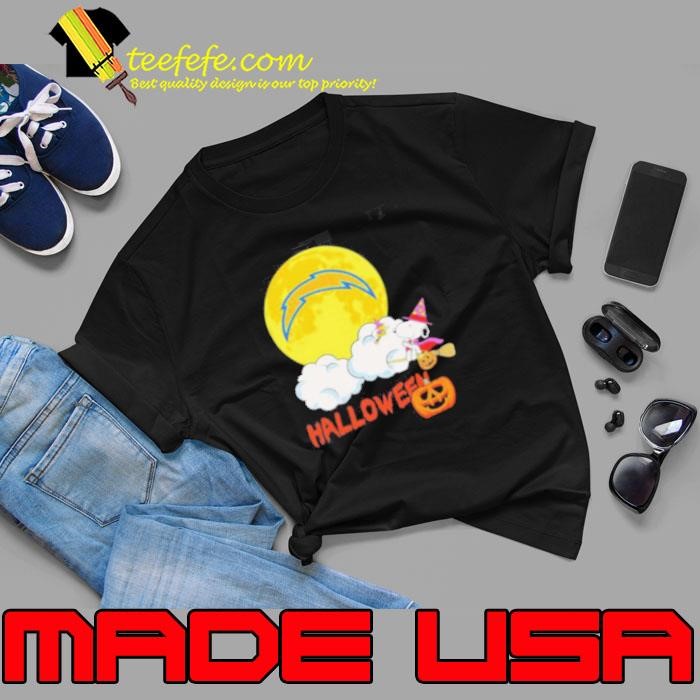 Snoopy Los Angeles Chargers NFL Halloween 2024 Shirt