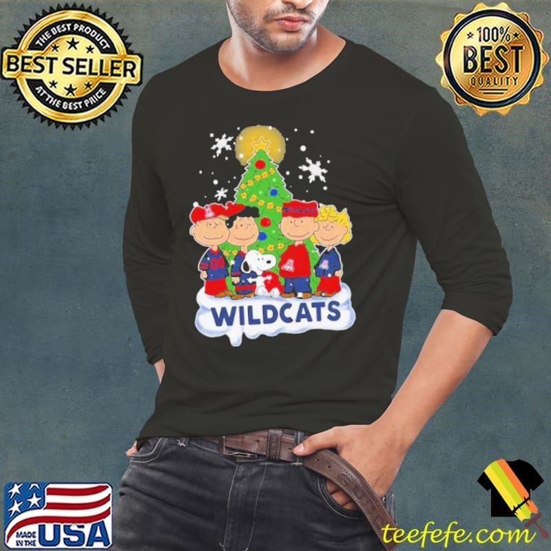 Snoopy The Peanuts Arizona Wildcats Christmas shirt