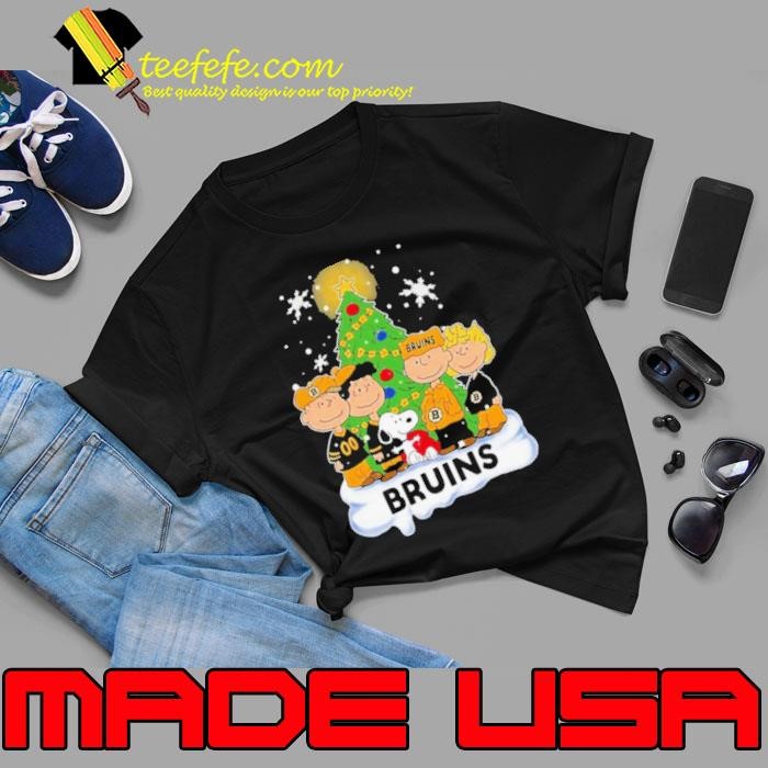 Snoopy The Peanuts Boston Bruins Christmas Unisex