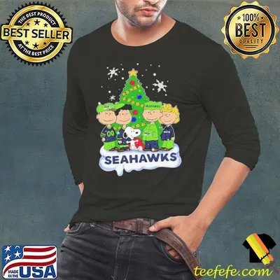 Snoopy The Peanuts Seattle Seahawks Christmas shirt
