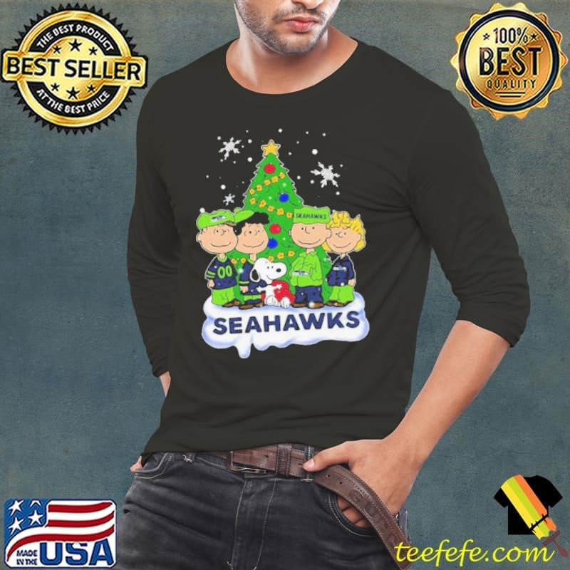 Snoopy The Peanuts Seattle Seahawks Christmas shirt