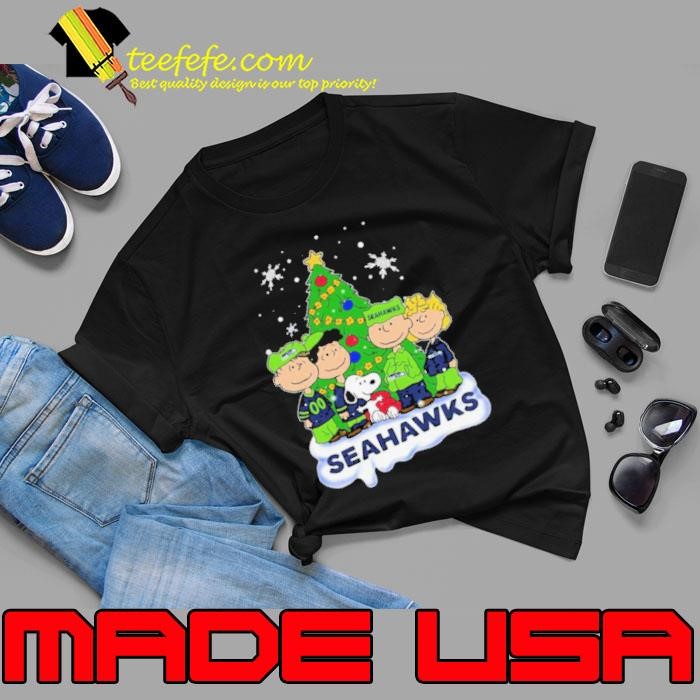 Snoopy The Peanuts Seattle Seahawks Christmas Unisex