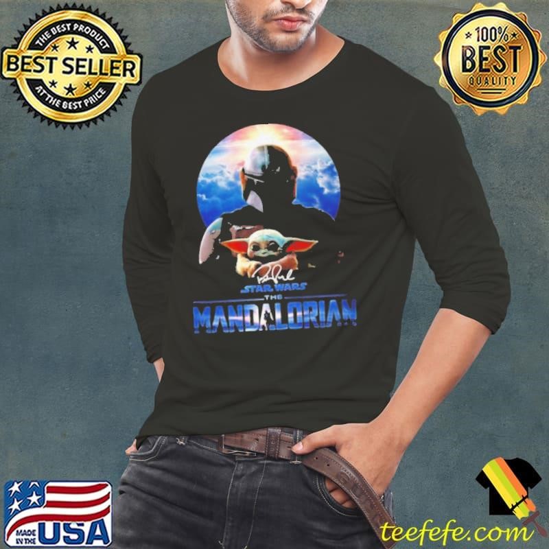 Star Wars The Mandalorian And Baby Yoda Signature shirt