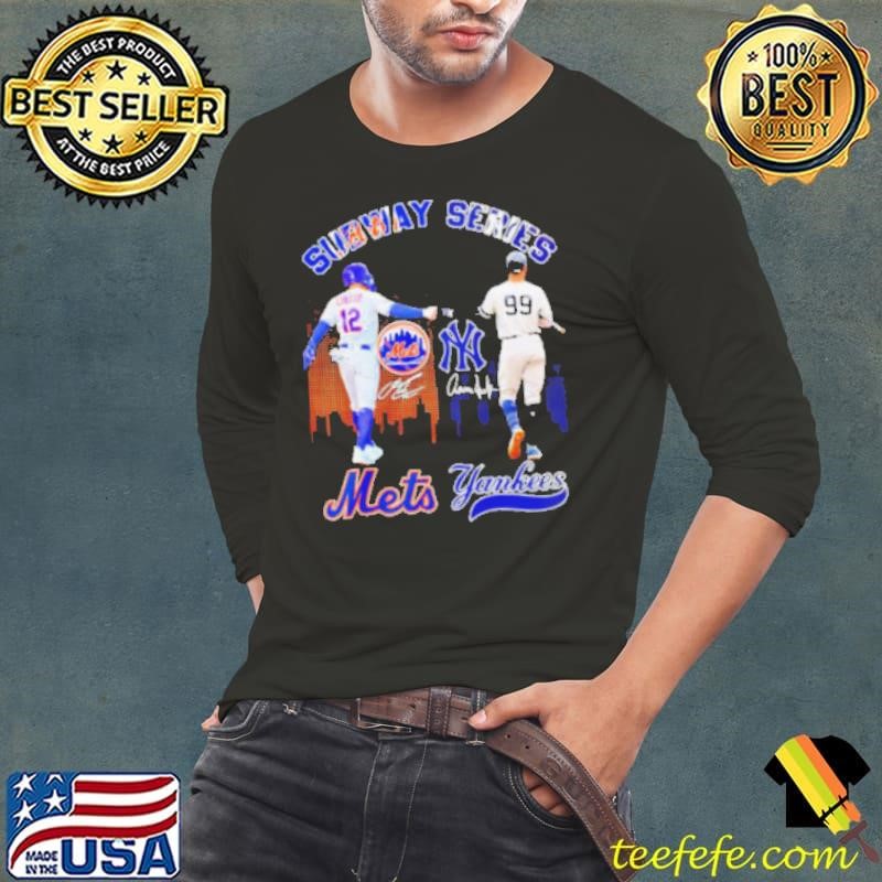 Subway Series New York Mets Lindor and Yankees Juan skyline shirt