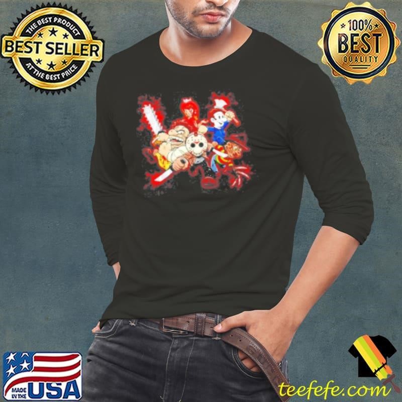 Super Maniac World Cartoon Halloween Movies Shirt