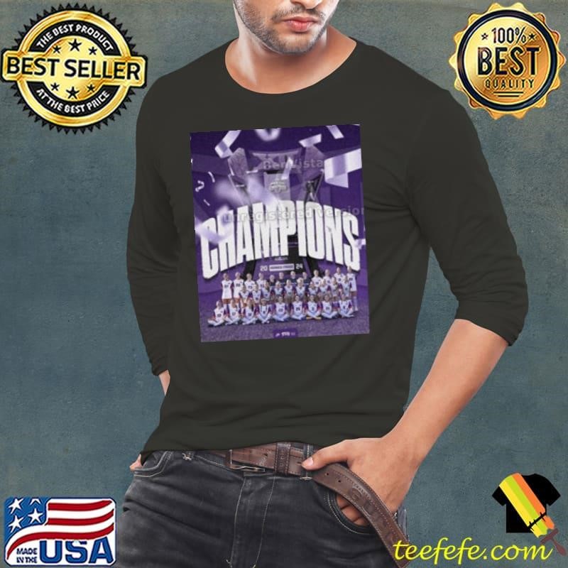 TCU Women’s Soccer 2024 Big 12 Champions Poster Long Sleeve Tee