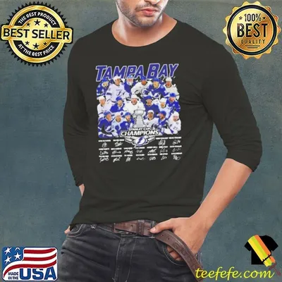 Tampa Bay Stanley Cup Champions 2020 Signatures shirt