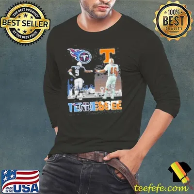 Tennessee Titans And Volunteers City Champion Signatures 2024 Shirt