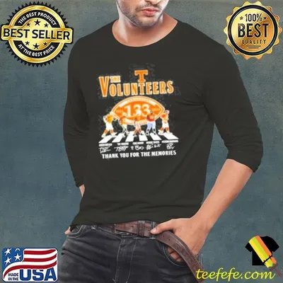 Tennessee Volunteers Celebrating 133 Years Of The Memories Signatures Shirt