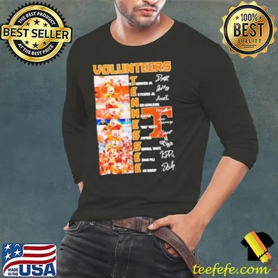 Tennessee Volunteers name and signature photo shirt